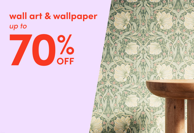 deals on wall art & wallpaper